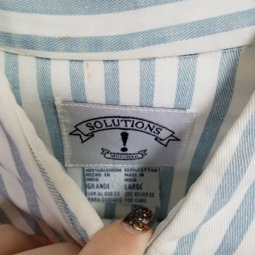 Solutions Button Up Long Sleeve - Picture 3 of 3